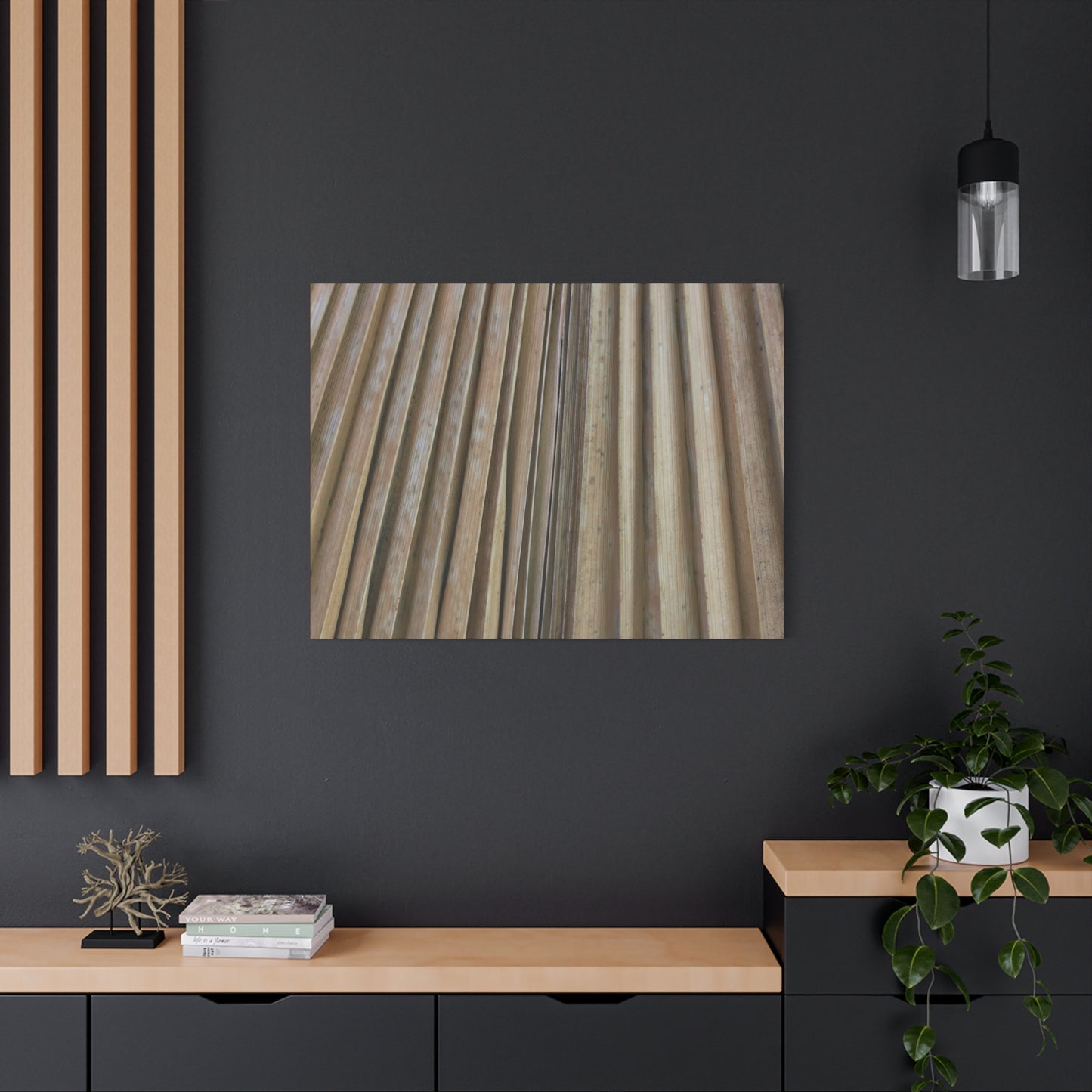 Linear Rhythm - Unique Frameless Canvas Wall Art