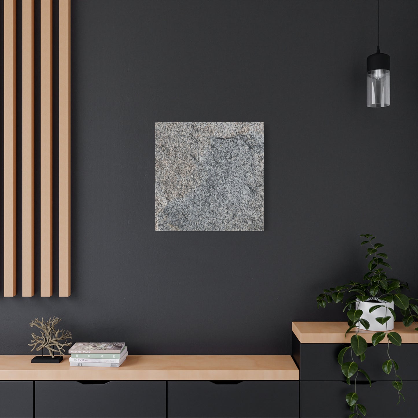 Echoes in Rock - Unique Frameless Canvas Wall Art