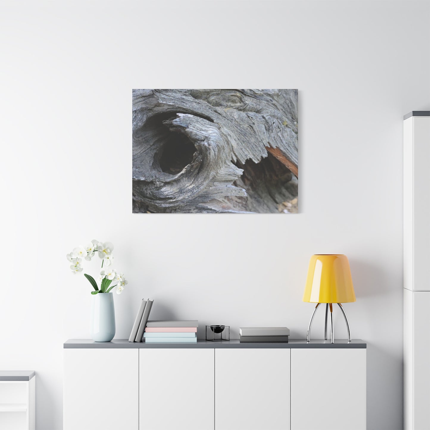Twisted Whispers of the Forest Floor - Unique Frameless Canvas Wall Art
