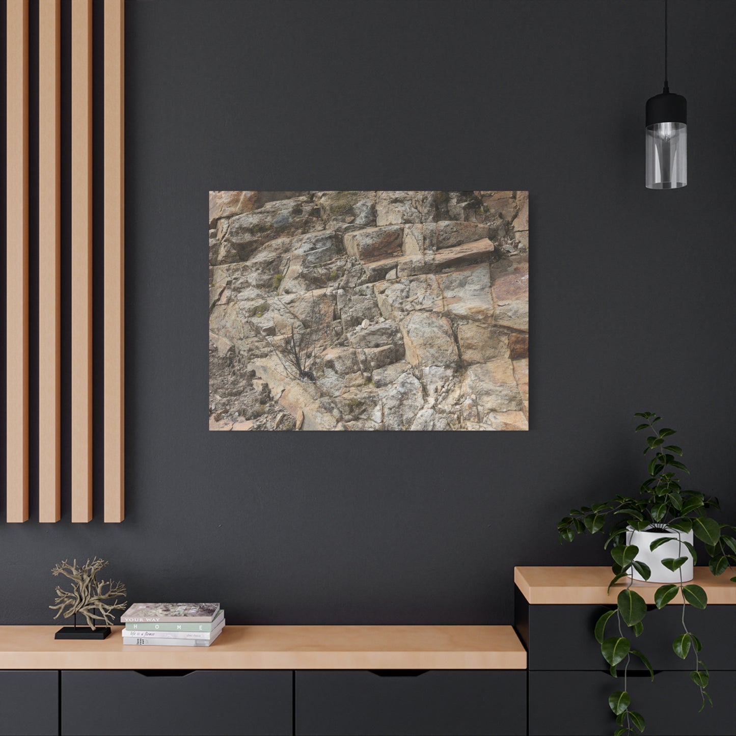 Broken Rock Canvas - Unique Frameless Canvas Wall Art