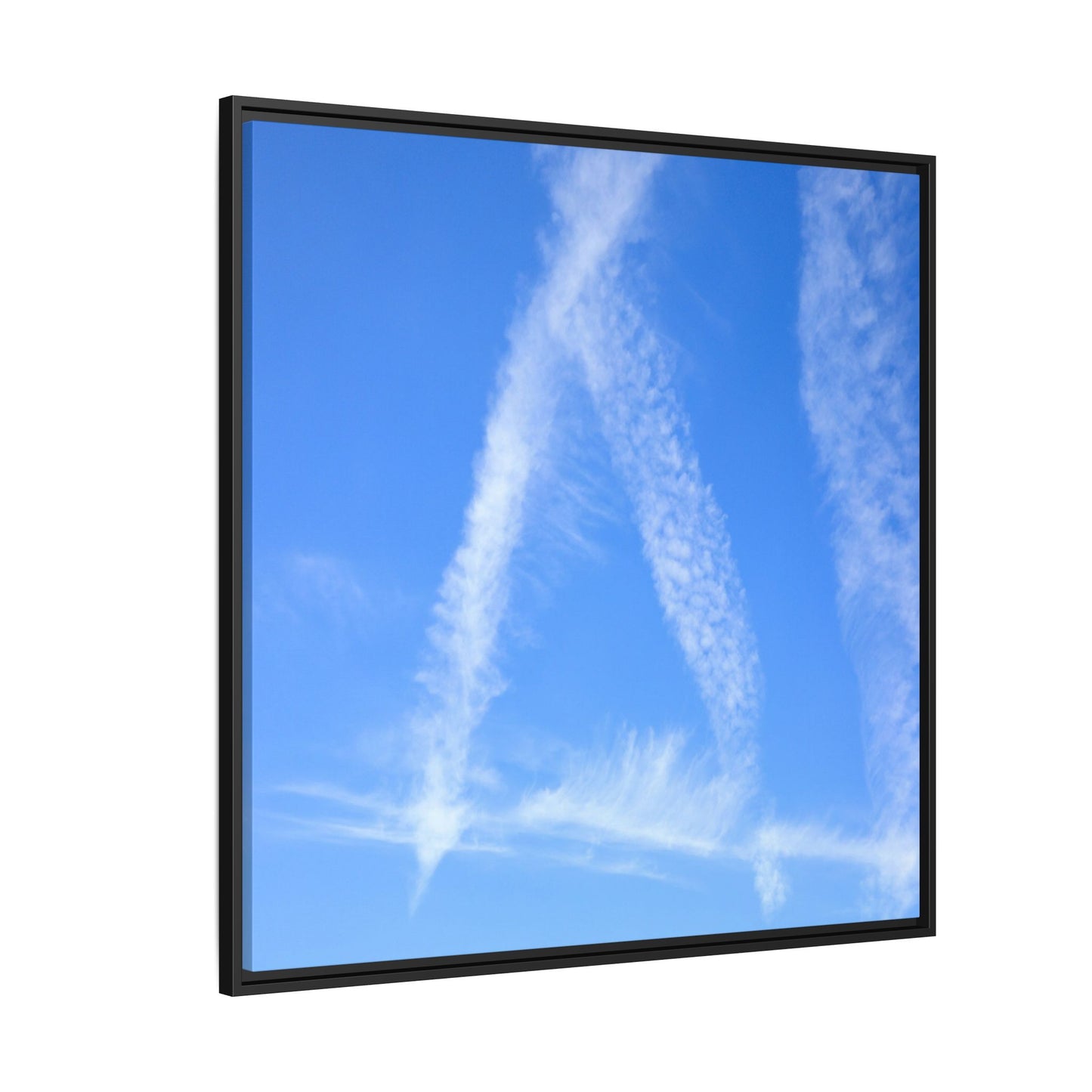 Skyward Whispers - Unique Stretched Canvas Wall Art