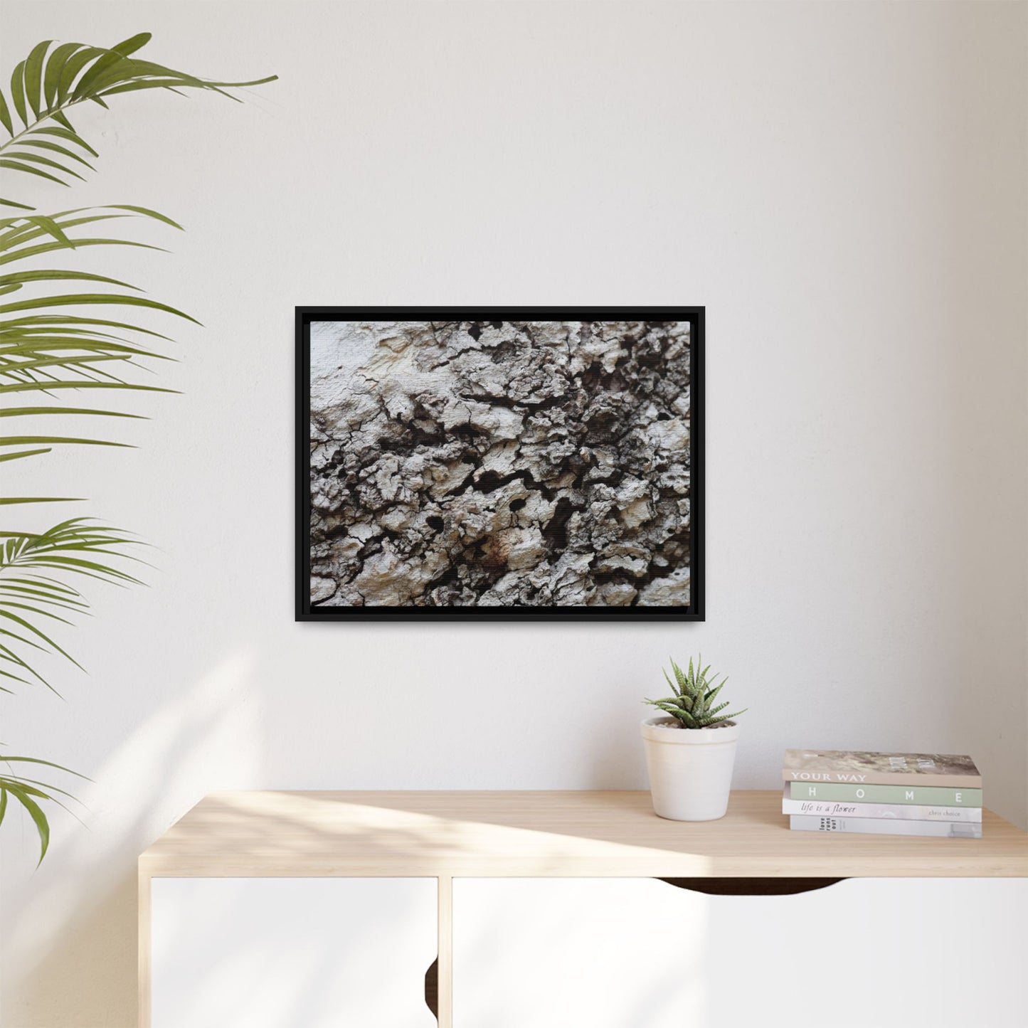 Cracked Terrain - Unique Stretched Canvas Wall Art
