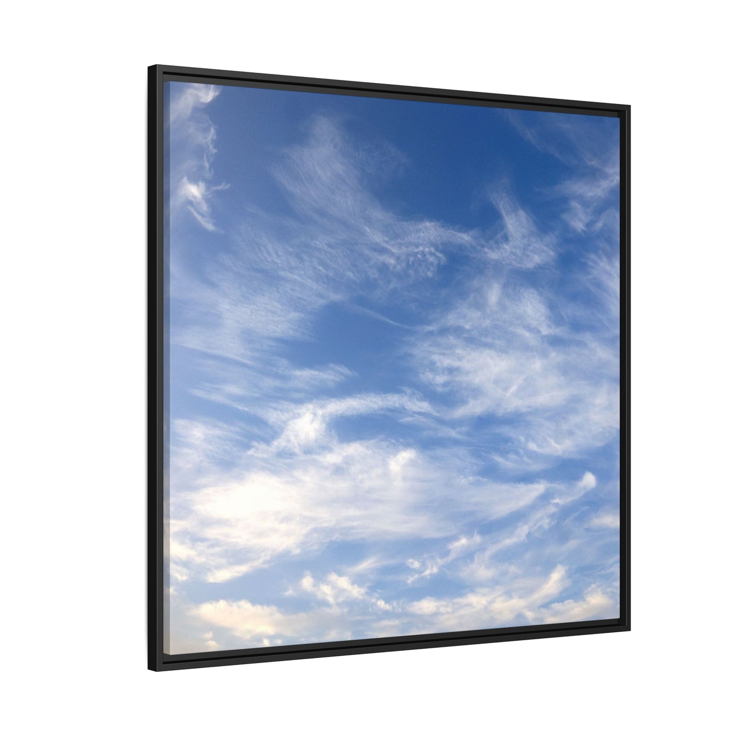 Ethereal Blue Tapestry - Unique Stretched Canvas Wall Art