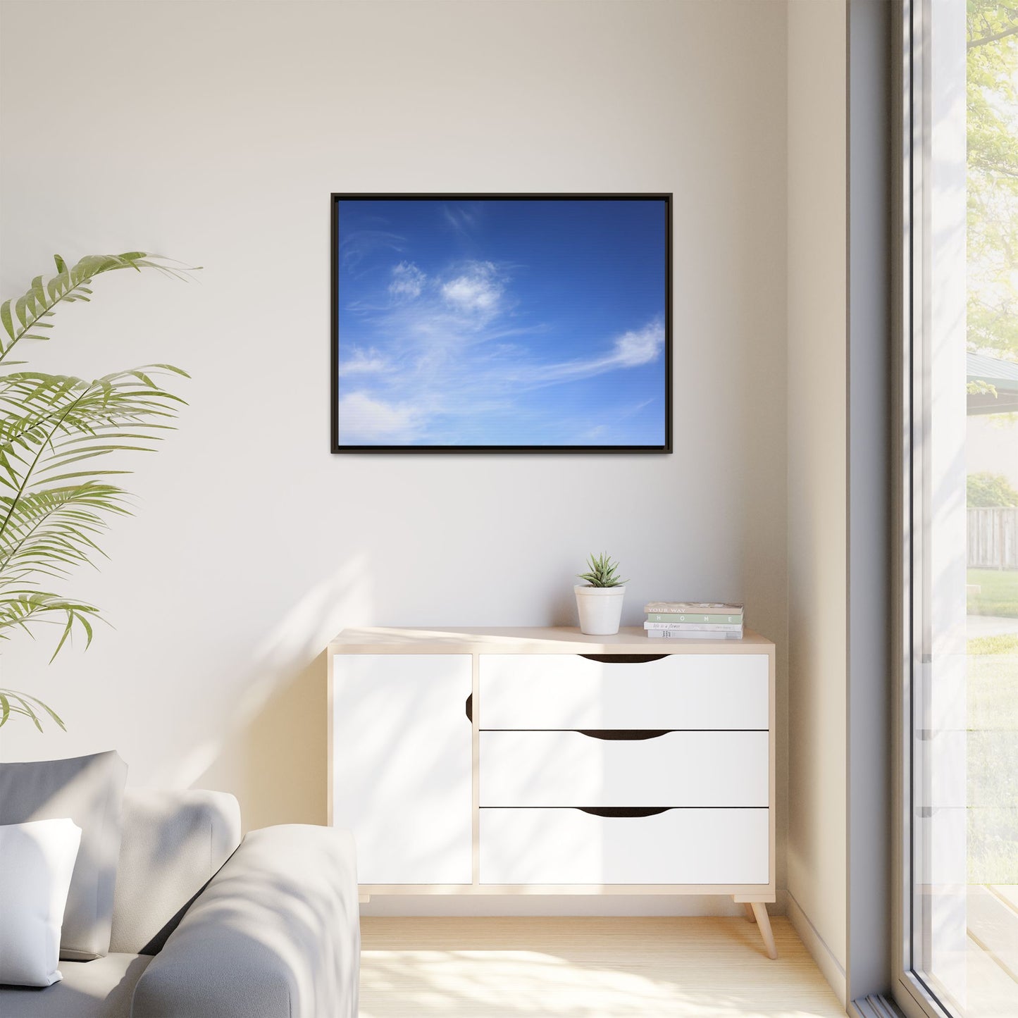 Blue Serenity - Unique Stretched Canvas Wall Art