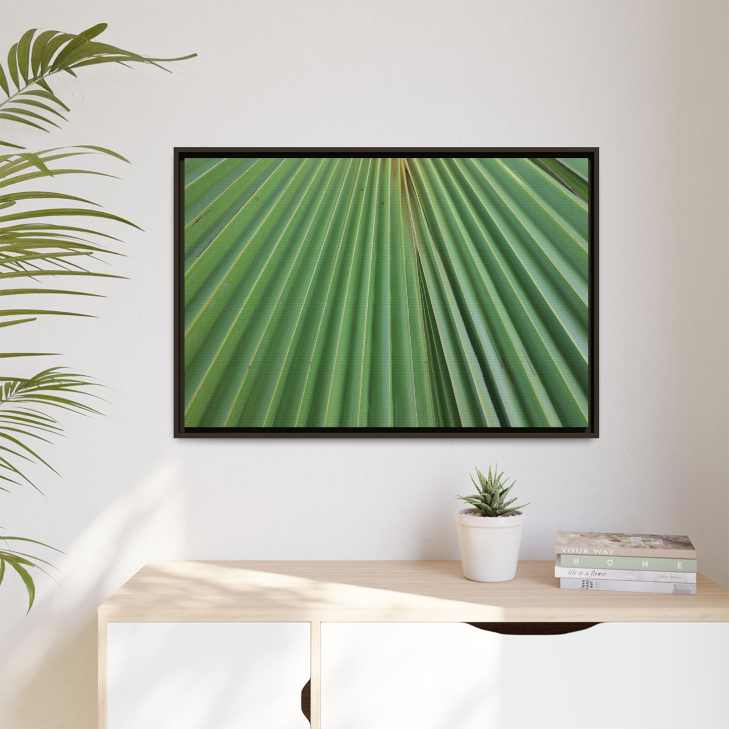 Verdant Veins - Unique Stretched Canvas Wall Art