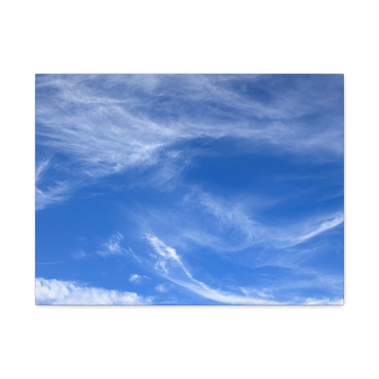 Sky's Ethereal Dance - Unique Frameless Canvas Wall Art