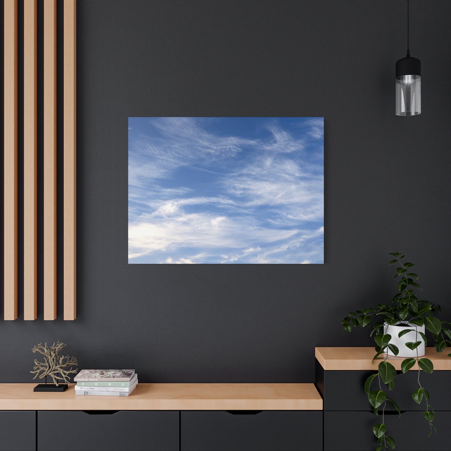 Ethereal Drift - Unique Frameless Canvas Wall Art