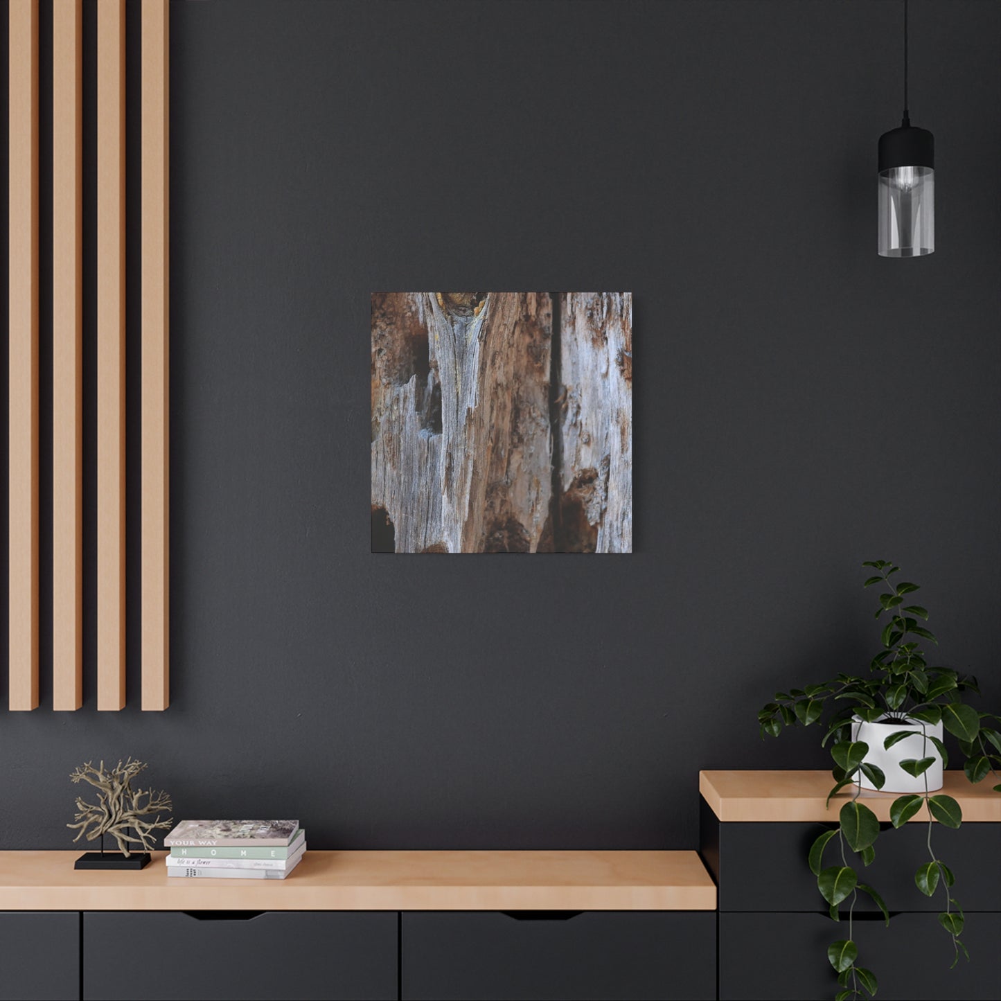 Timber Tapestry - Unique Frameless Canvas Wall Art