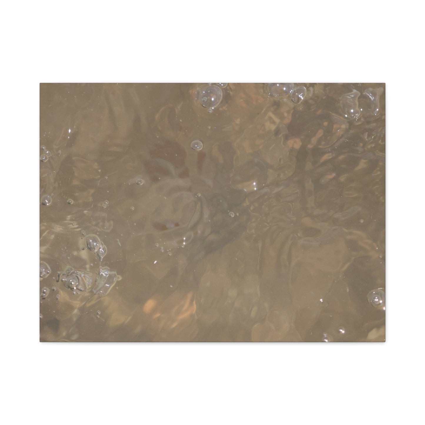 Echoes of Liquid Gold - Unique Frameless Canvas Wall Art