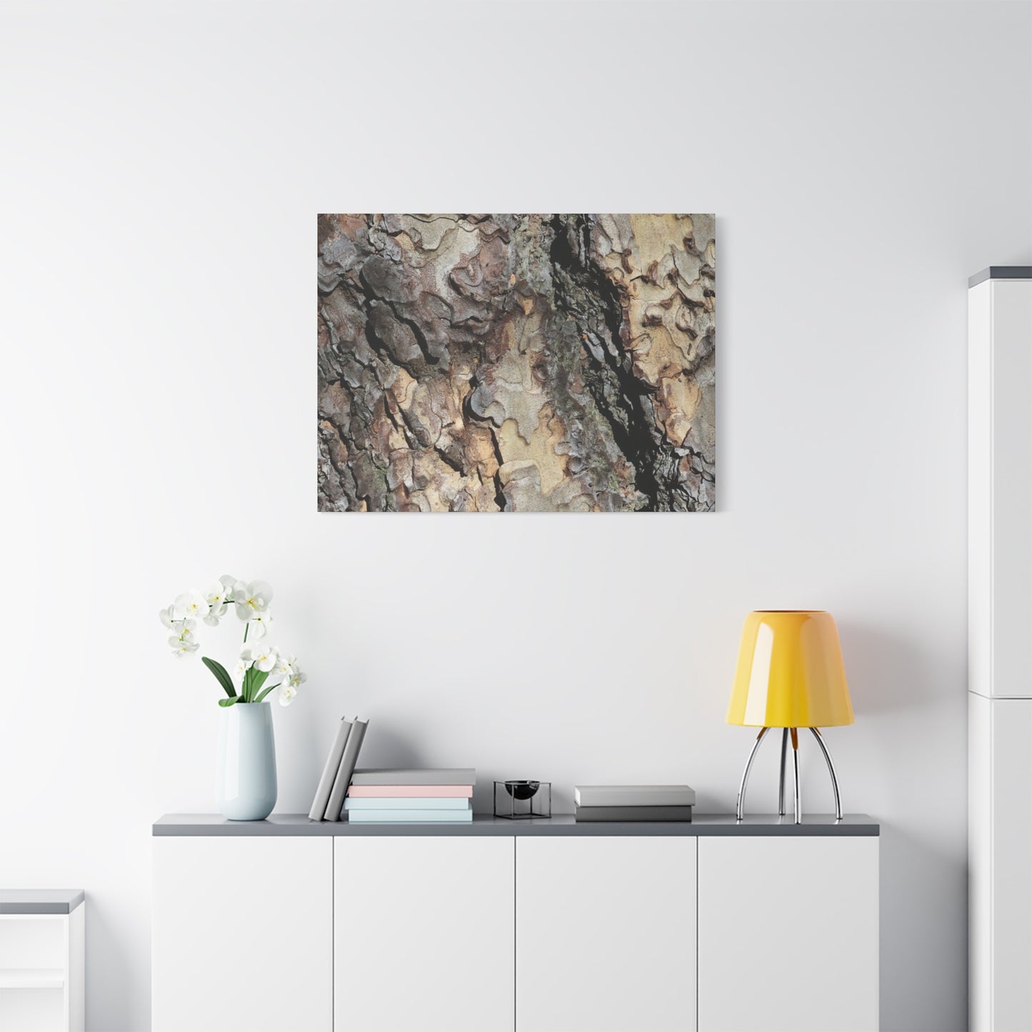 Wooden Labyrinth - Unique Frameless Canvas Wall Art