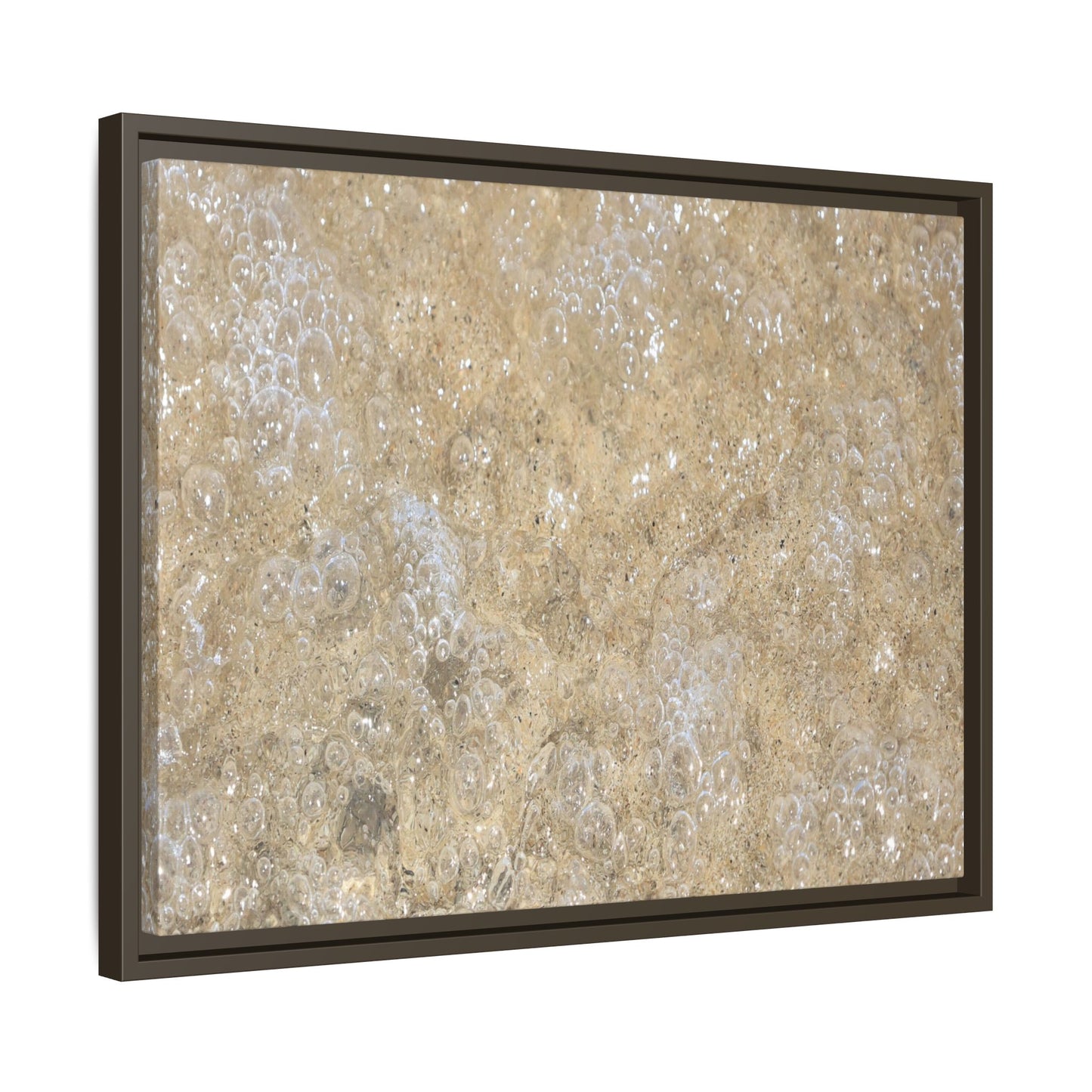 Bubbling Sand - Unique Stretched Canvas Wall Art