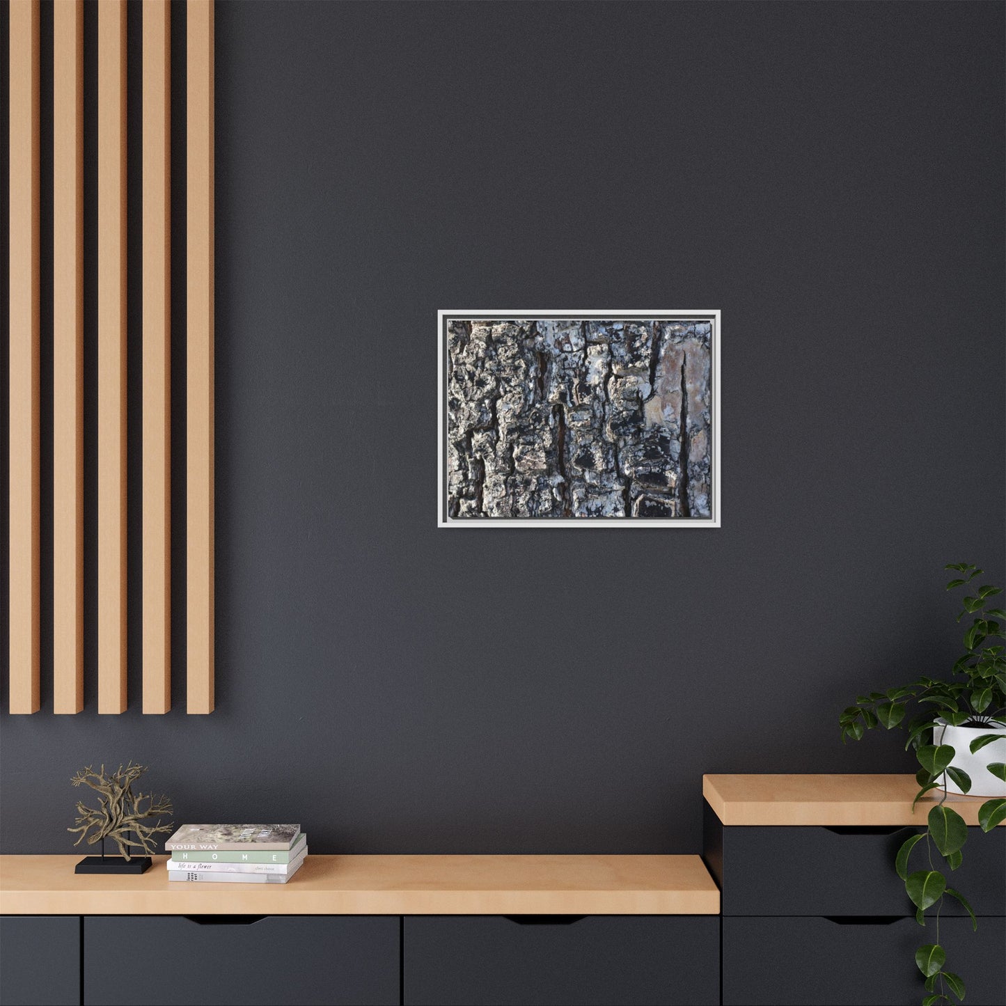 The Bark Chronicles - Unique Stretched Canvas Wall Art