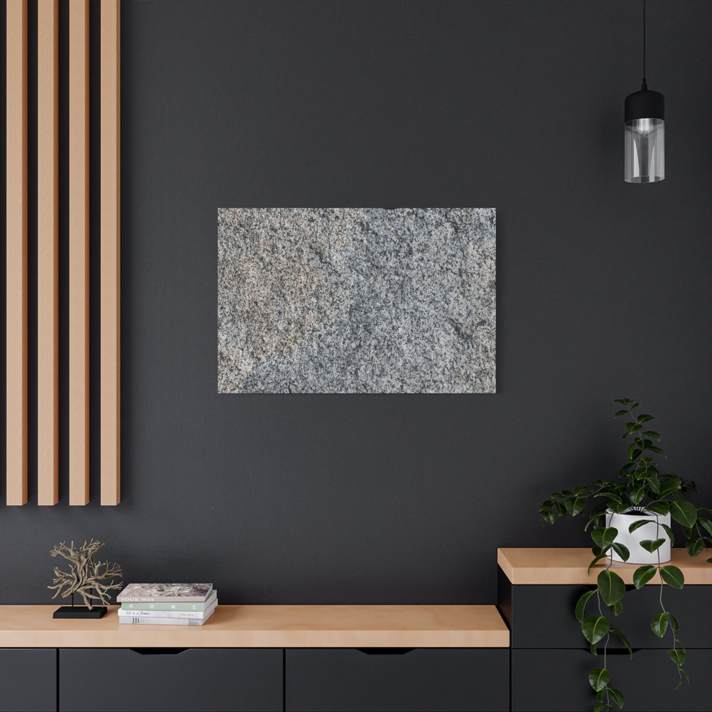 Echoes in Rock - Unique Frameless Canvas Wall Art