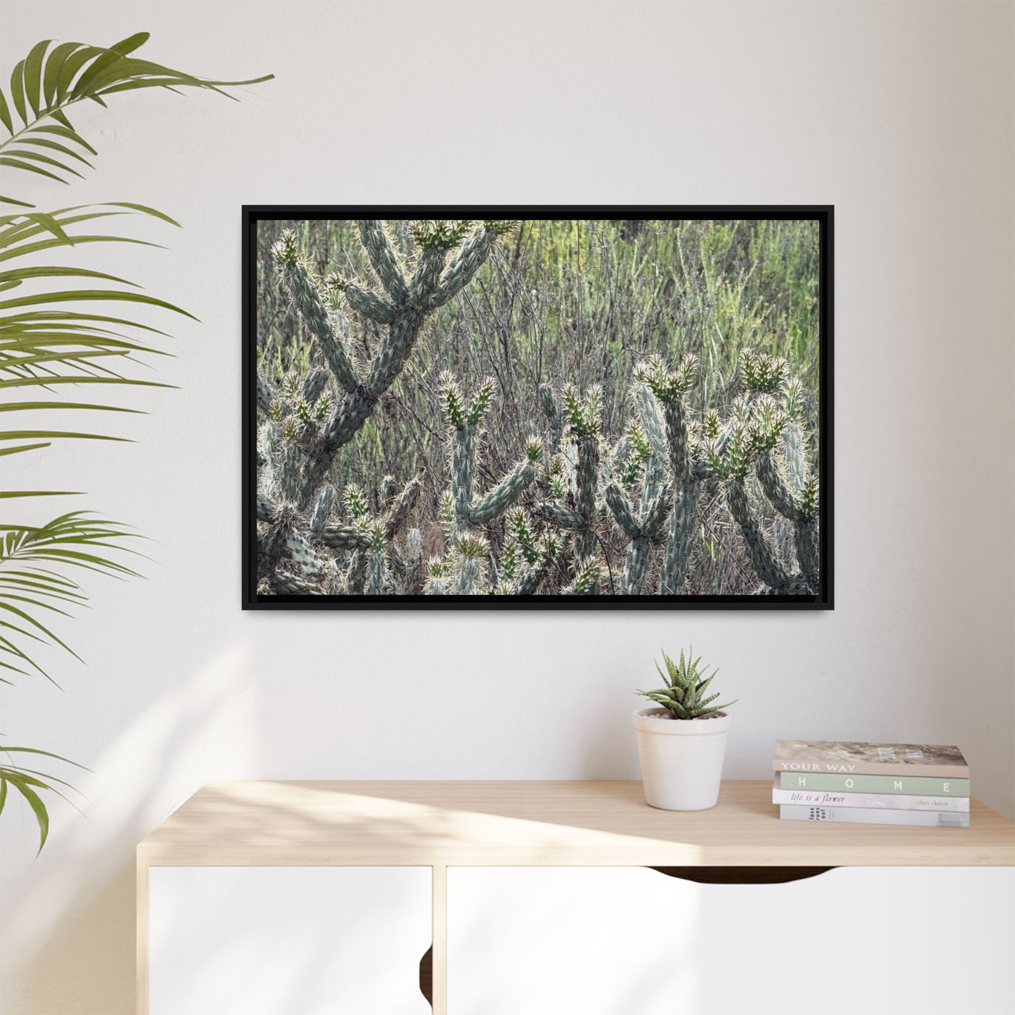 Prickly Paradise - Unique Stretched Canvas Wall Art
