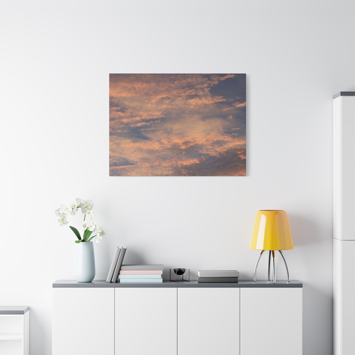 Sunset's Whispers - Unique Frameless Canvas Wall Art