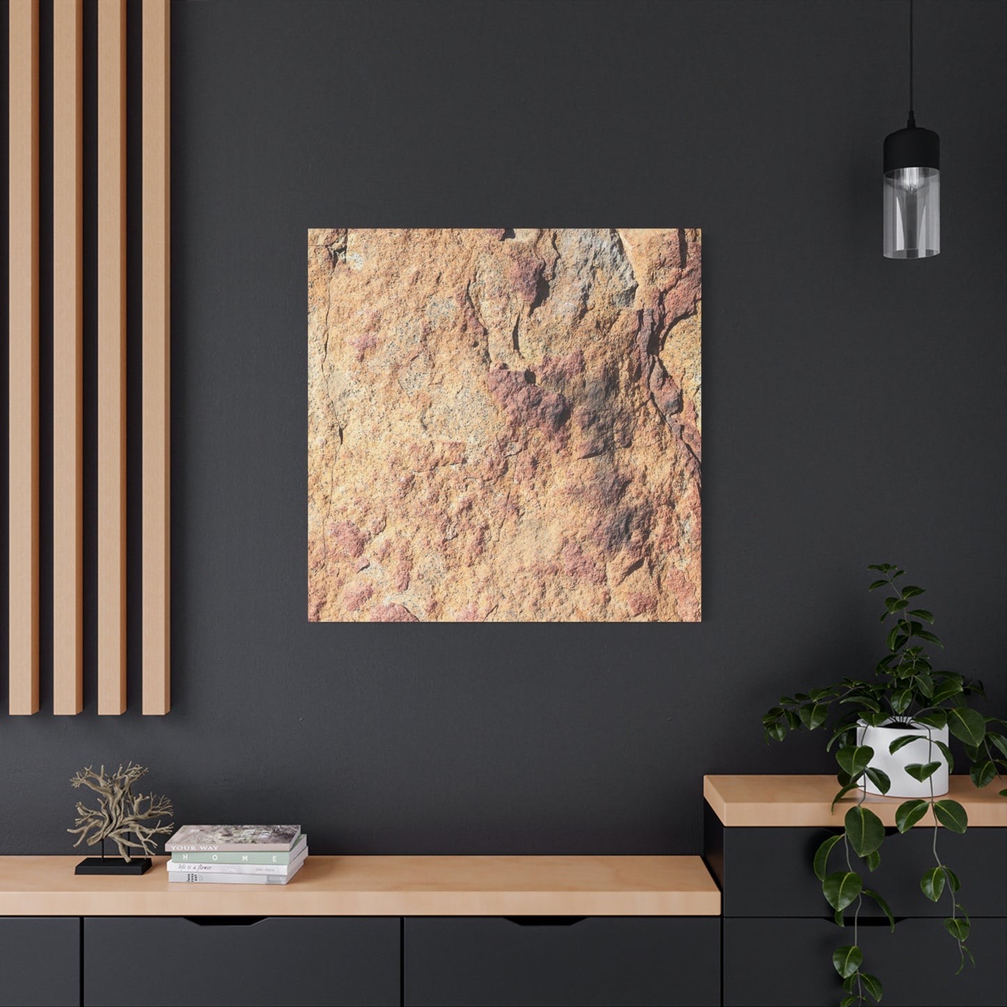 Terracotta Tears - Unique Frameless Canvas Wall Art