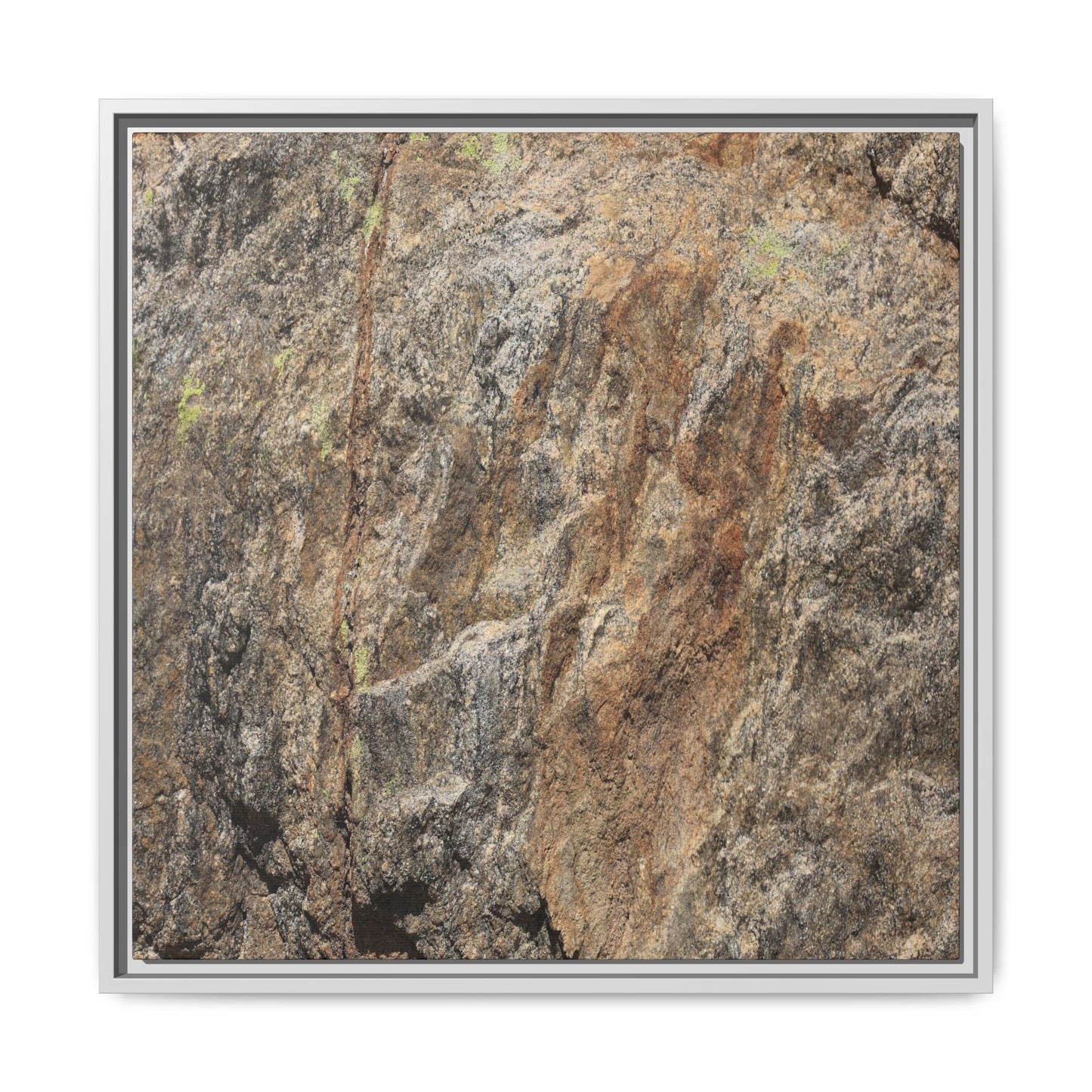 Weathered Rock Formation - Unique Stretched Canvas Wall Art