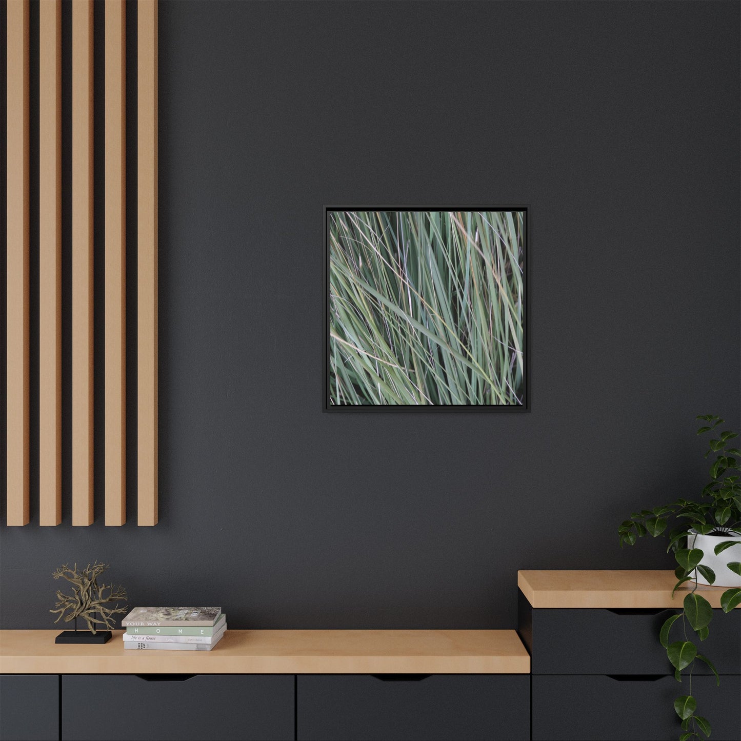 Grassland Symphony - Unique Stretched Canvas Wall Art