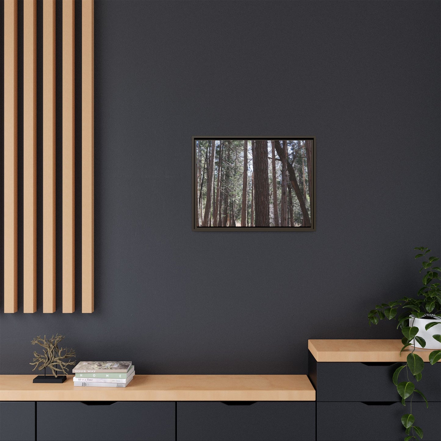 Forest Cathedral - Unique Stretched Canvas Wall Art