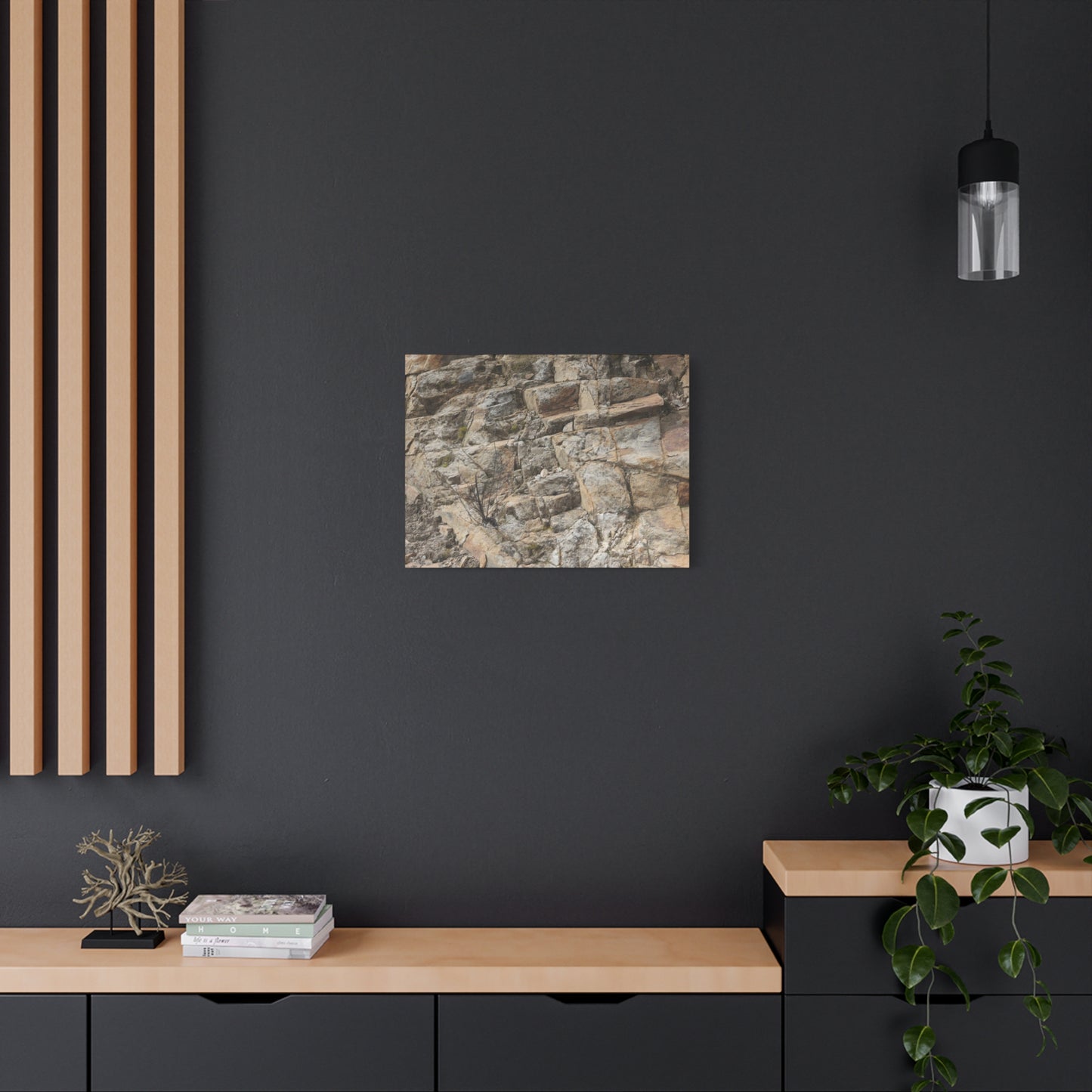 Broken Rock Canvas - Unique Frameless Canvas Wall Art
