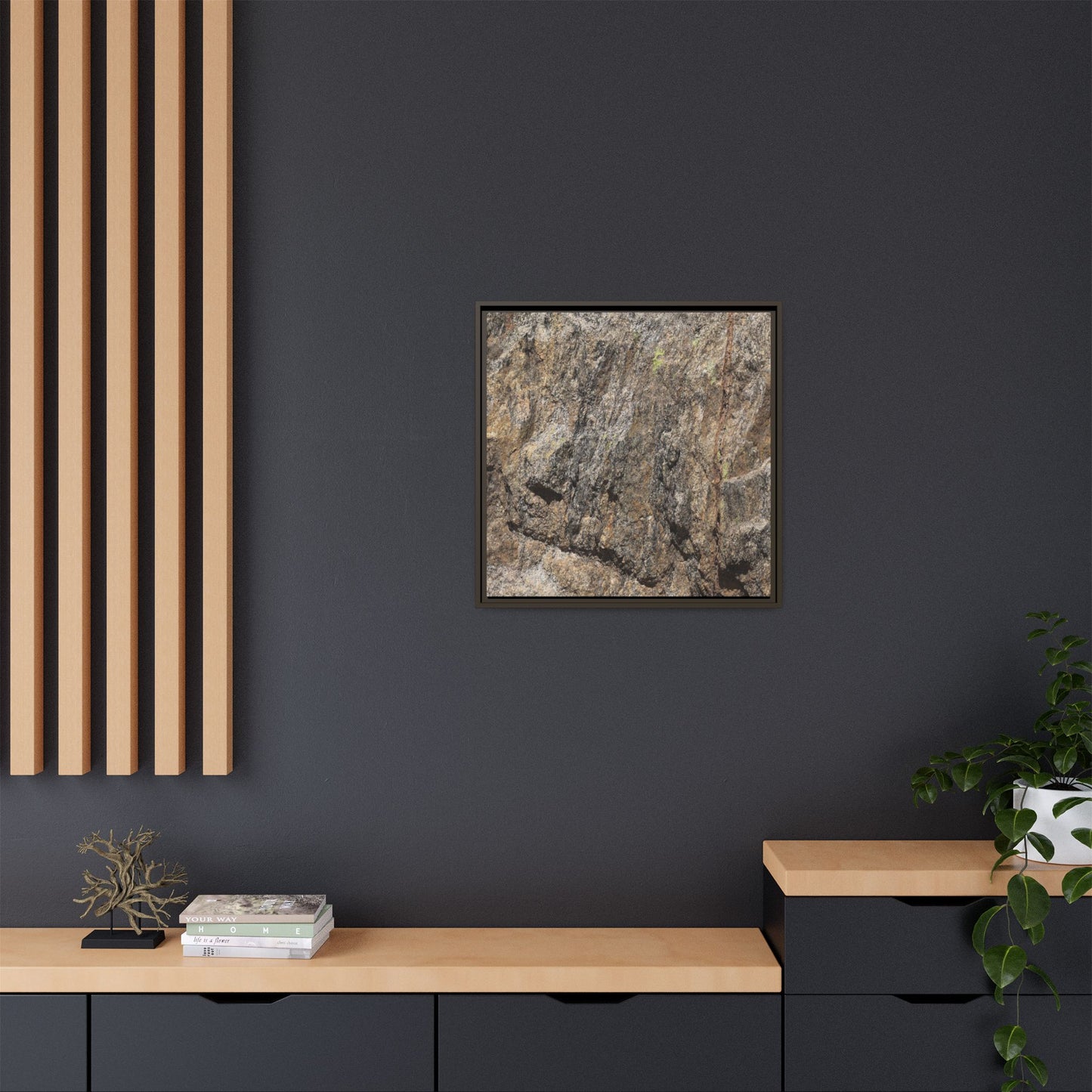 Weathered Time - Unique Stretched Canvas Wall Art