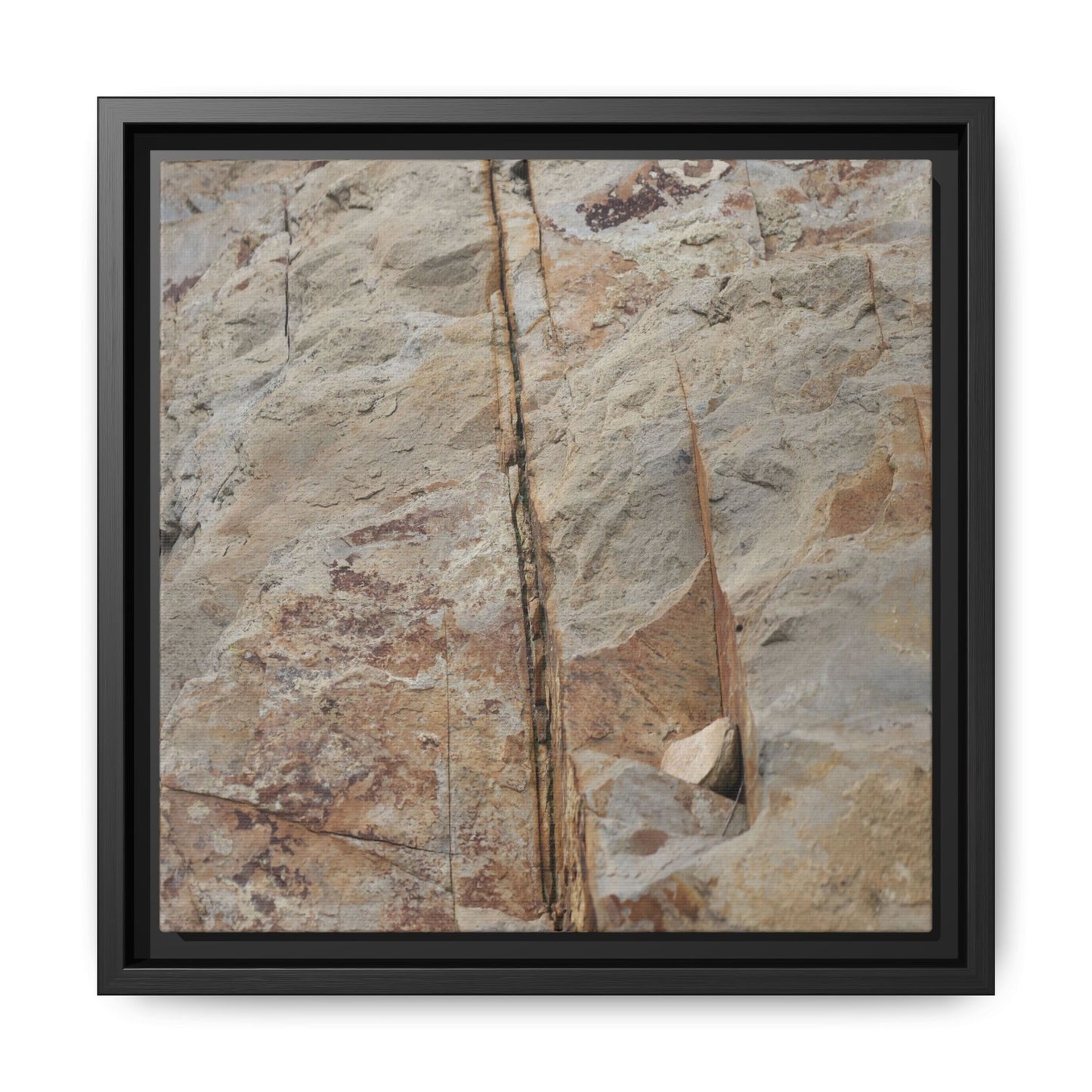 Sedimentary Symphony - Unique Stretched Canvas Wall Art