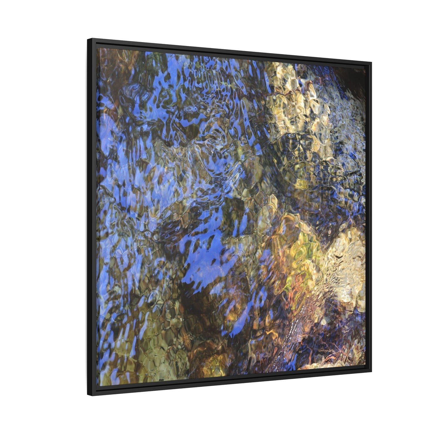 Aquatic Kaleidoscope - Unique Stretched Canvas Wall Art