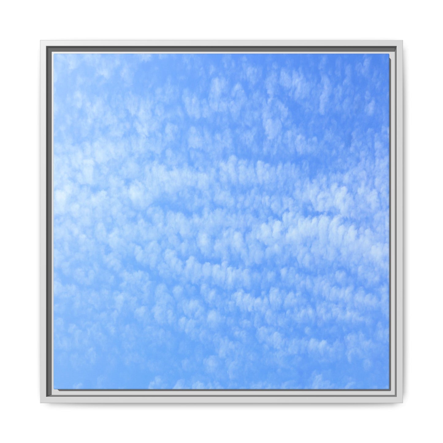 Wispy Blue Dreams - Unique Stretched Canvas Wall Art