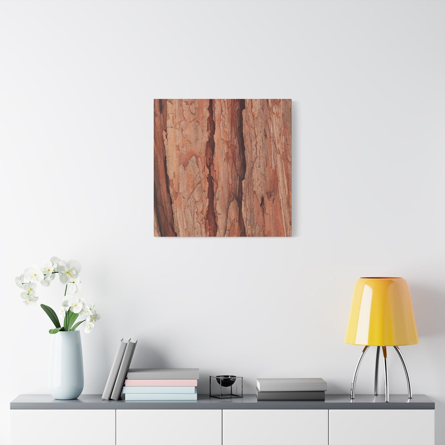 Bark Layers of Time - Unique Frameless Canvas Wall Art