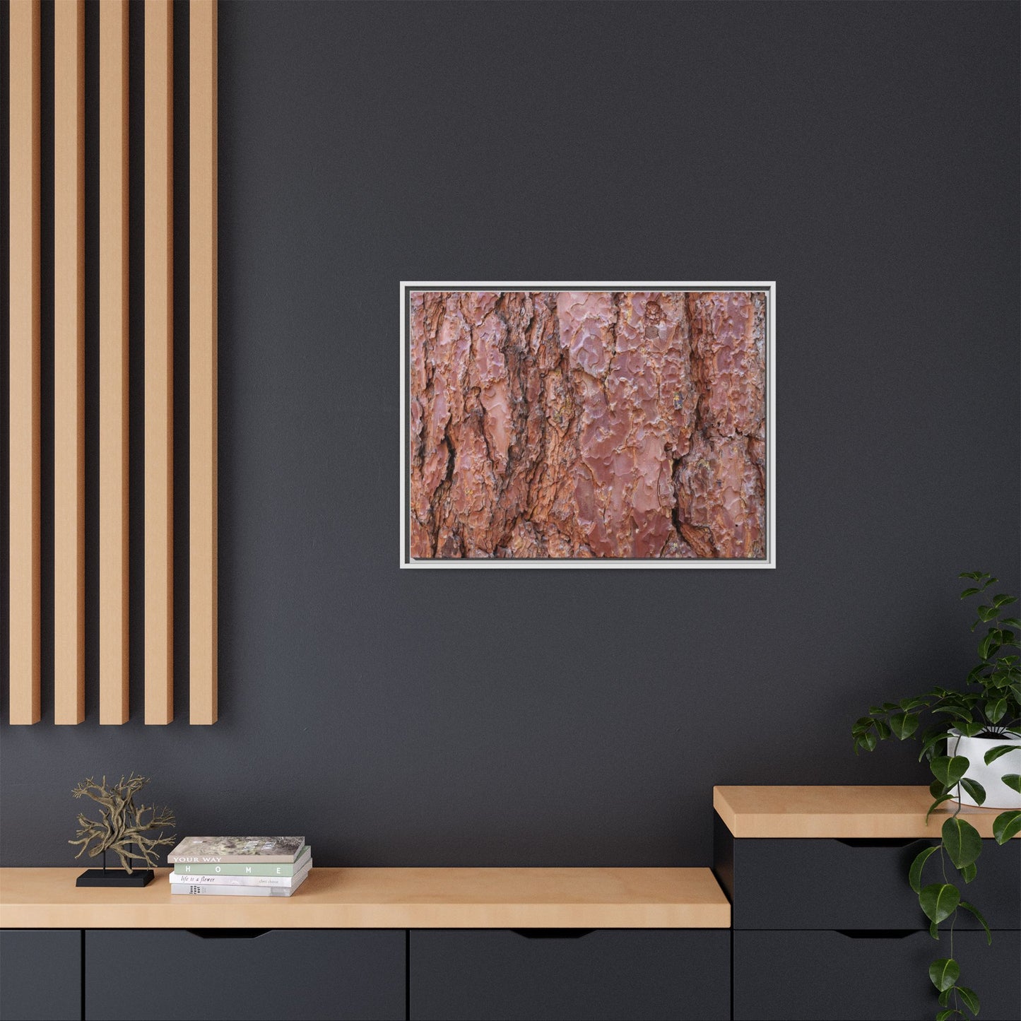 Russet Ridges - Unique Stretched Canvas Wall Art