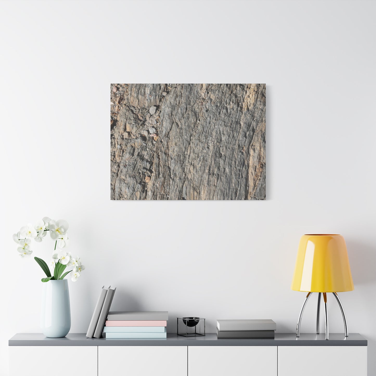 Bark Echoes - Unique Frameless Canvas Wall Art