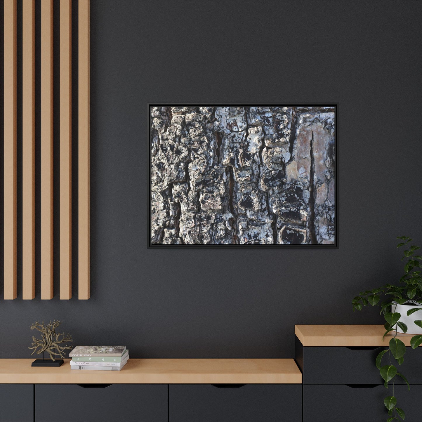The Bark Chronicles - Unique Stretched Canvas Wall Art