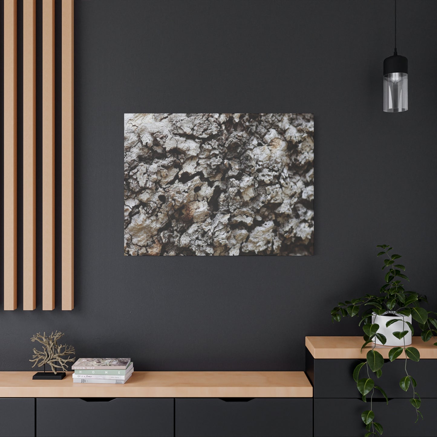 Cracked Earth Tapestry - Unique Frameless Canvas Wall Art