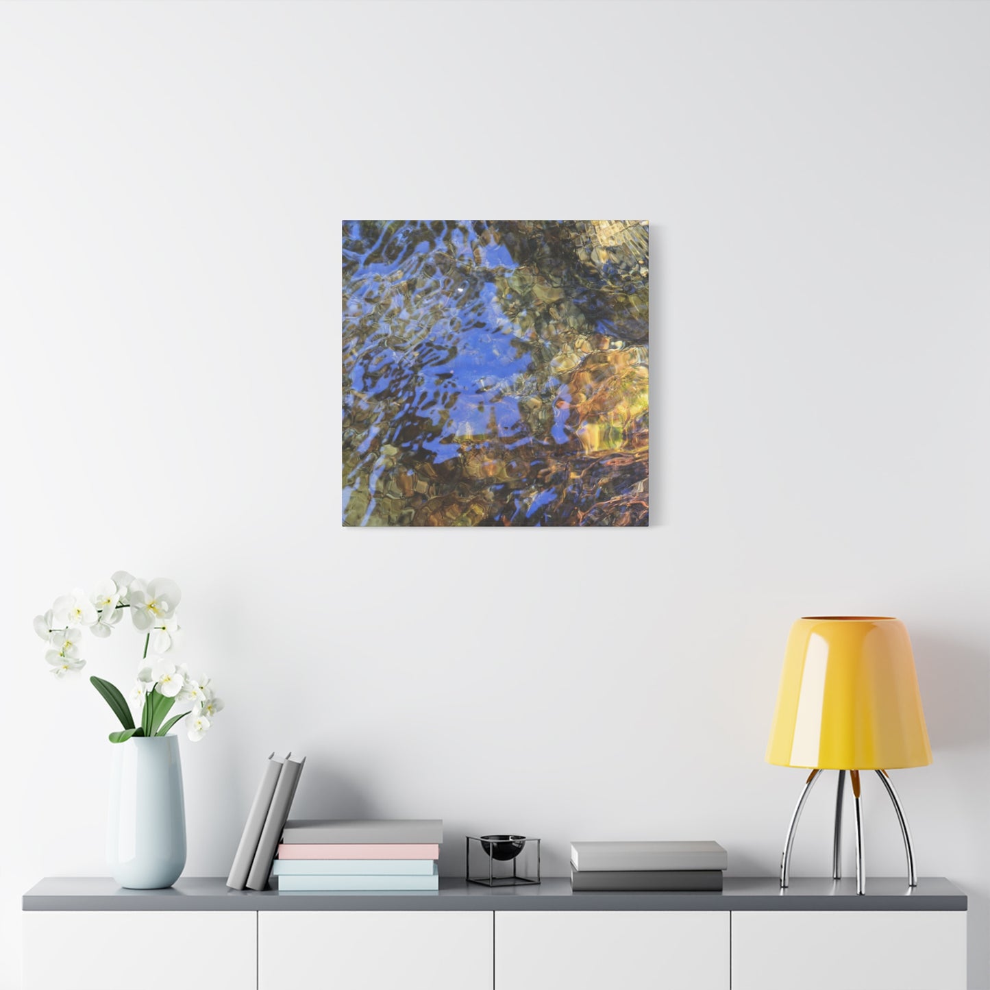 Water's Whisper - Unique Frameless Canvas Wall Art