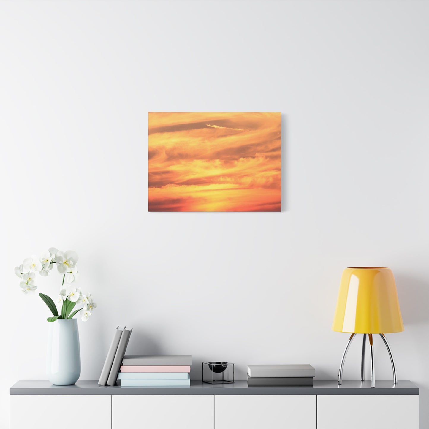 Golden Whispers - Unique Frameless Canvas Wall Art