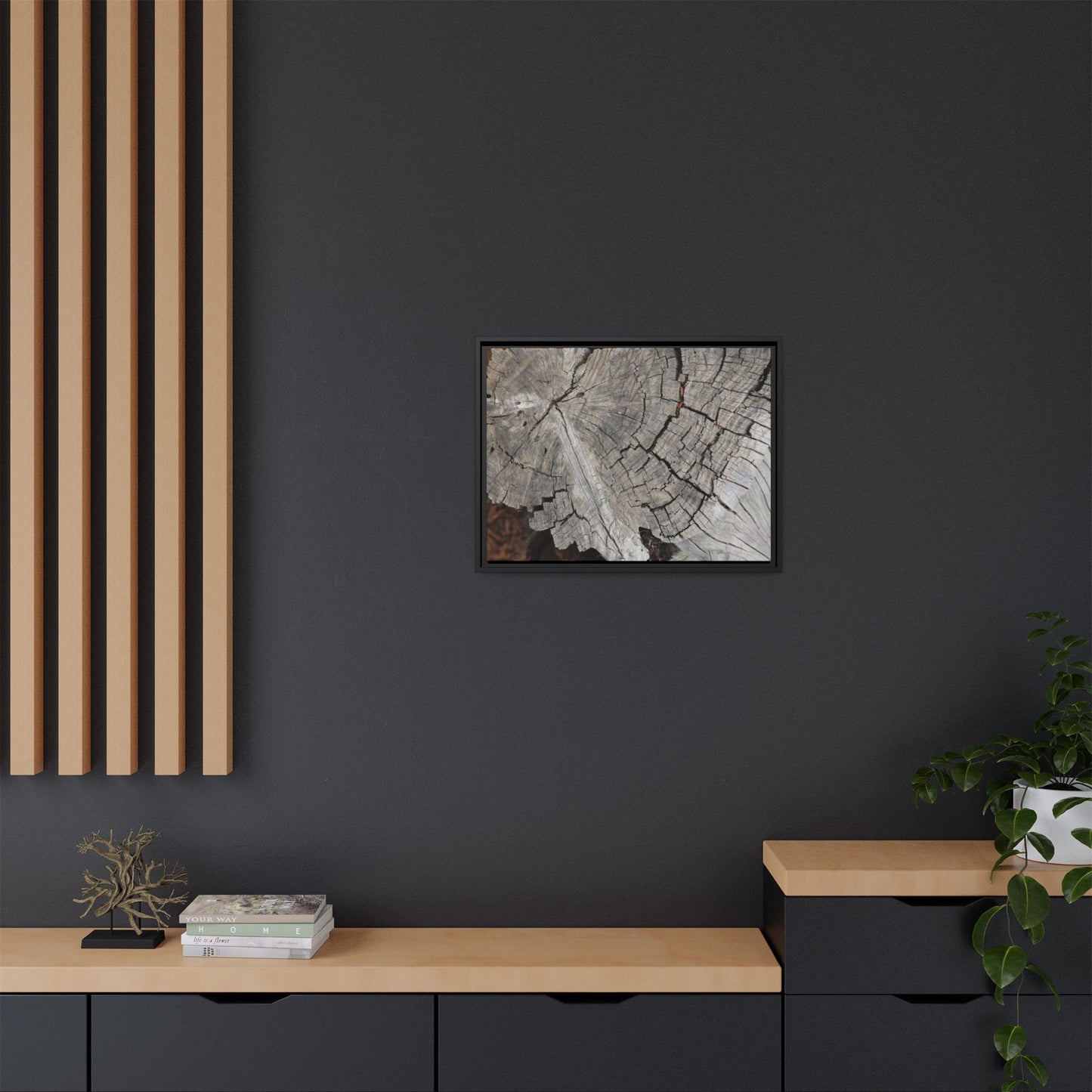 Time's Signature - Unique Stretched Canvas Wall Art