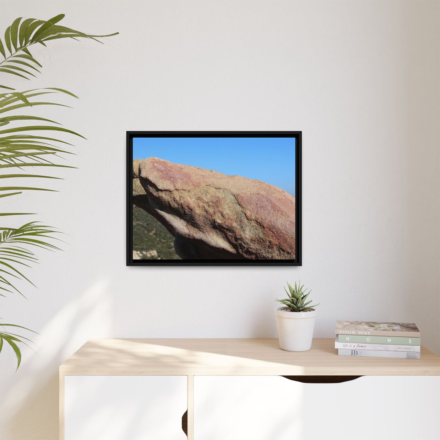 Sleeping Stone - Unique Stretched Canvas Wall Art