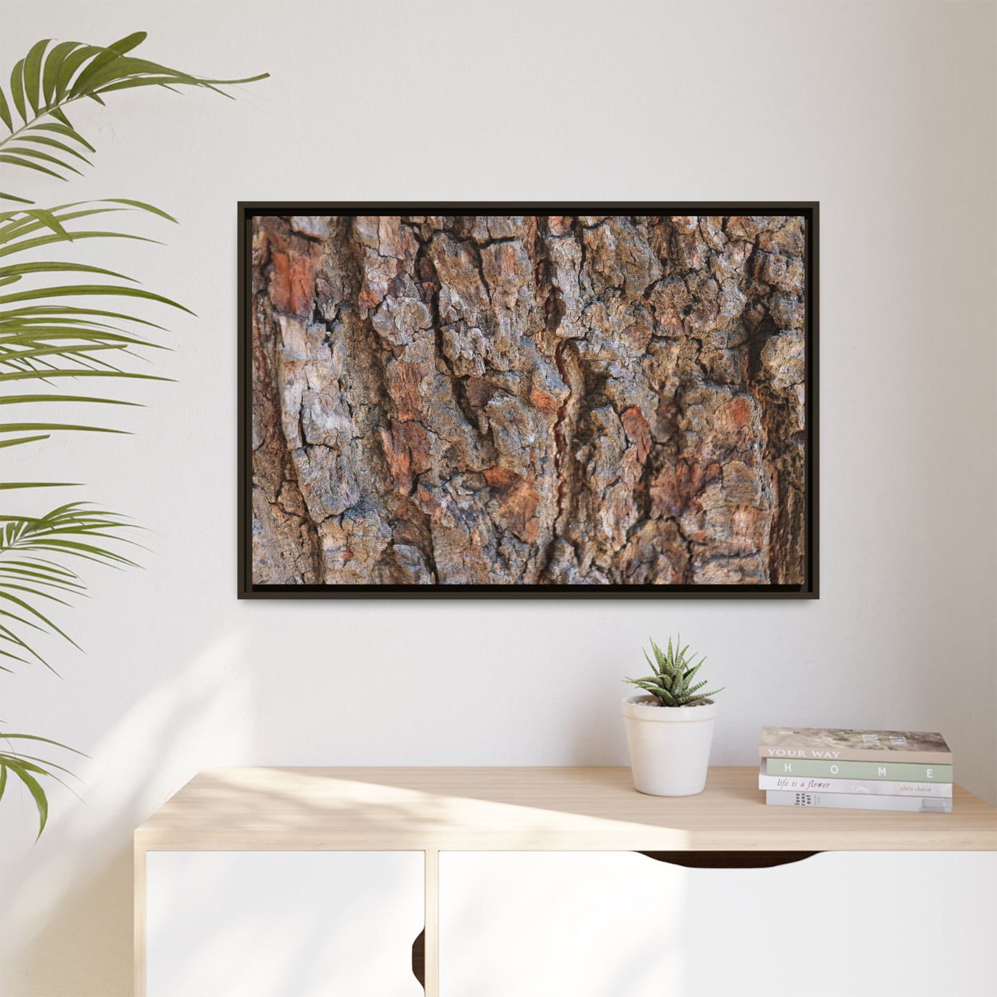Tree's Timeworn Tale - Unique Stretched Canvas Wall Art