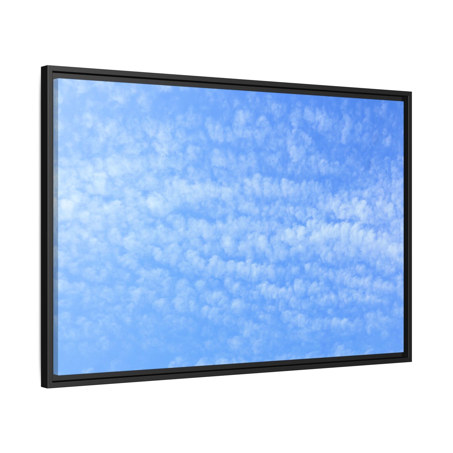Wispy Blue Dreams - Unique Stretched Canvas Wall Art