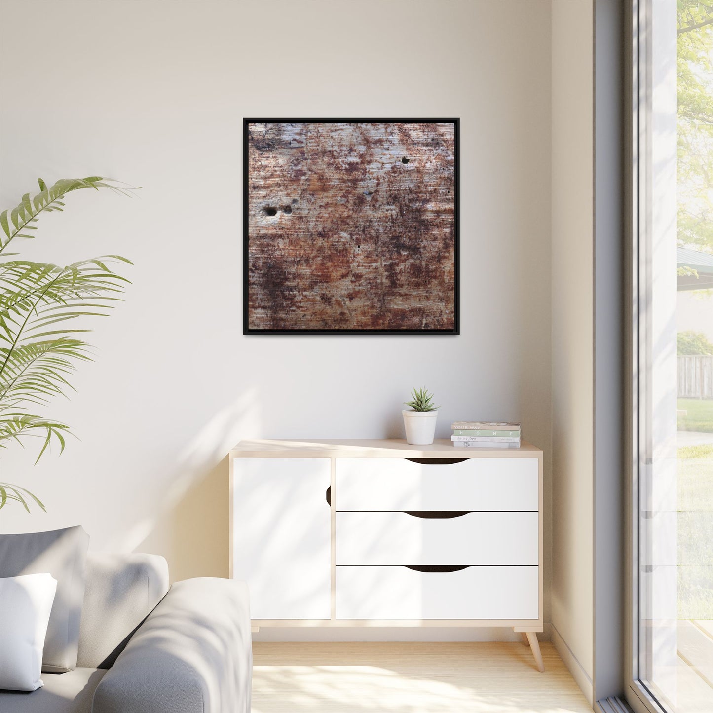 Rustic Textures - Unique Stretched Canvas Wall Art