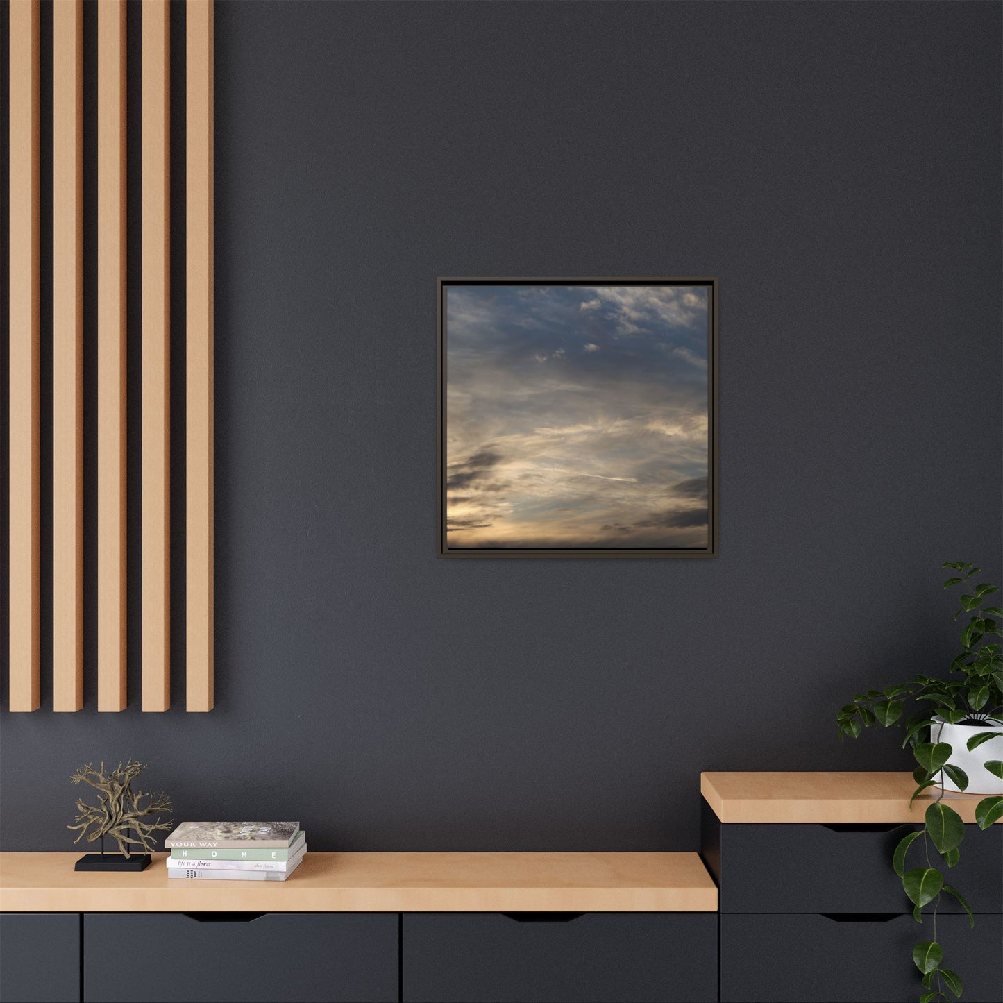 Clouded Thoughts - Unique Stretched Canvas Wall Art