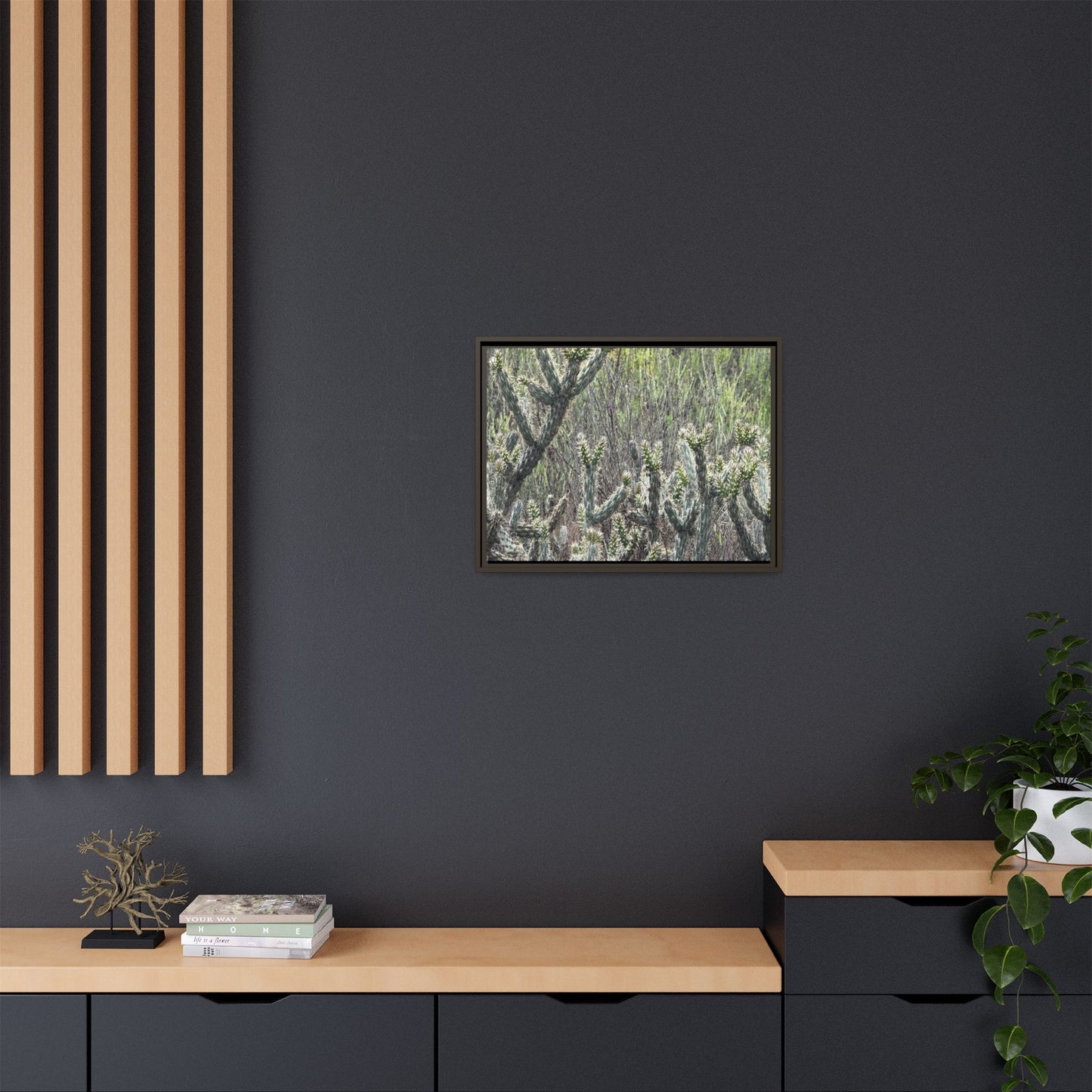 Prickly Paradise - Unique Stretched Canvas Wall Art
