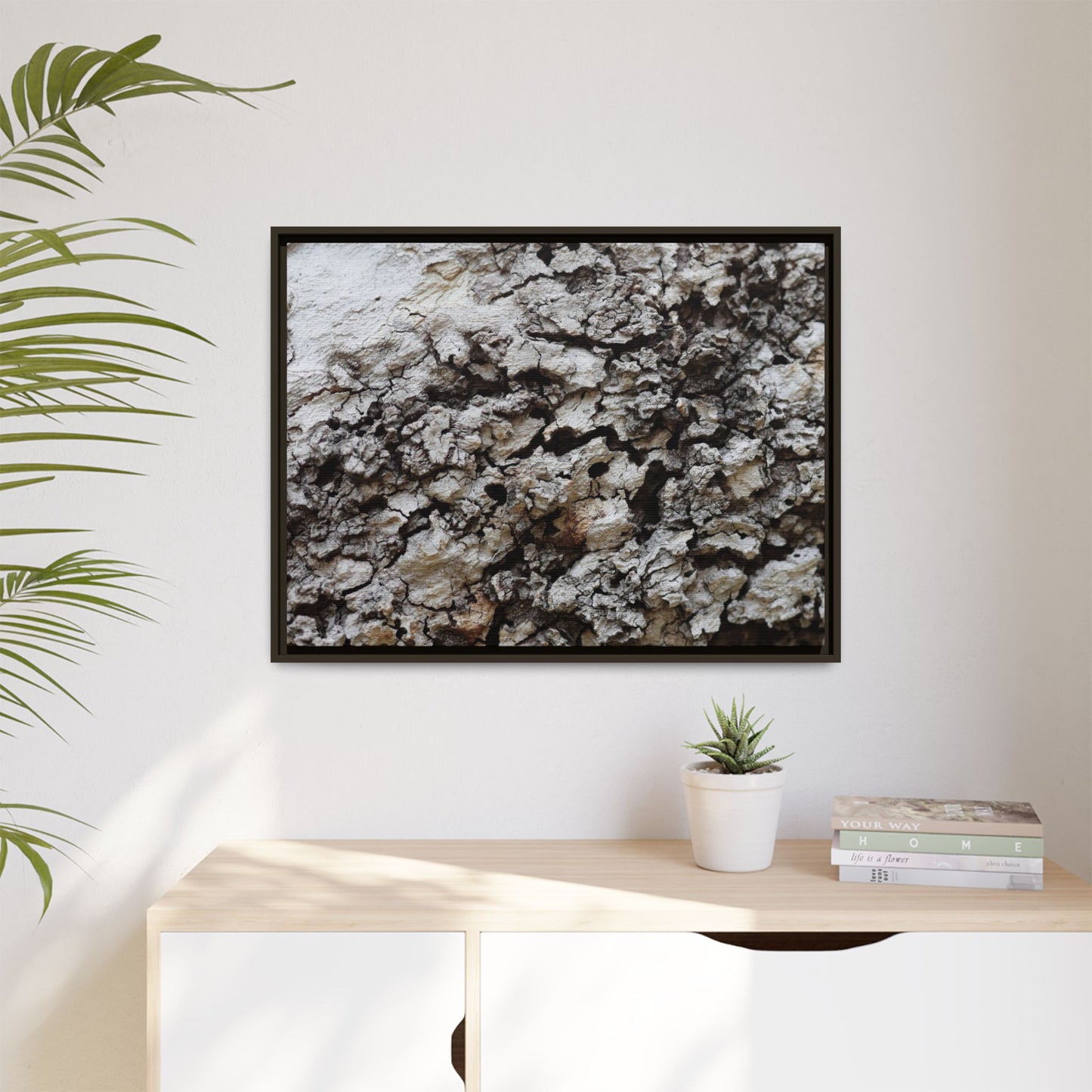 Cracked Terrain - Unique Stretched Canvas Wall Art