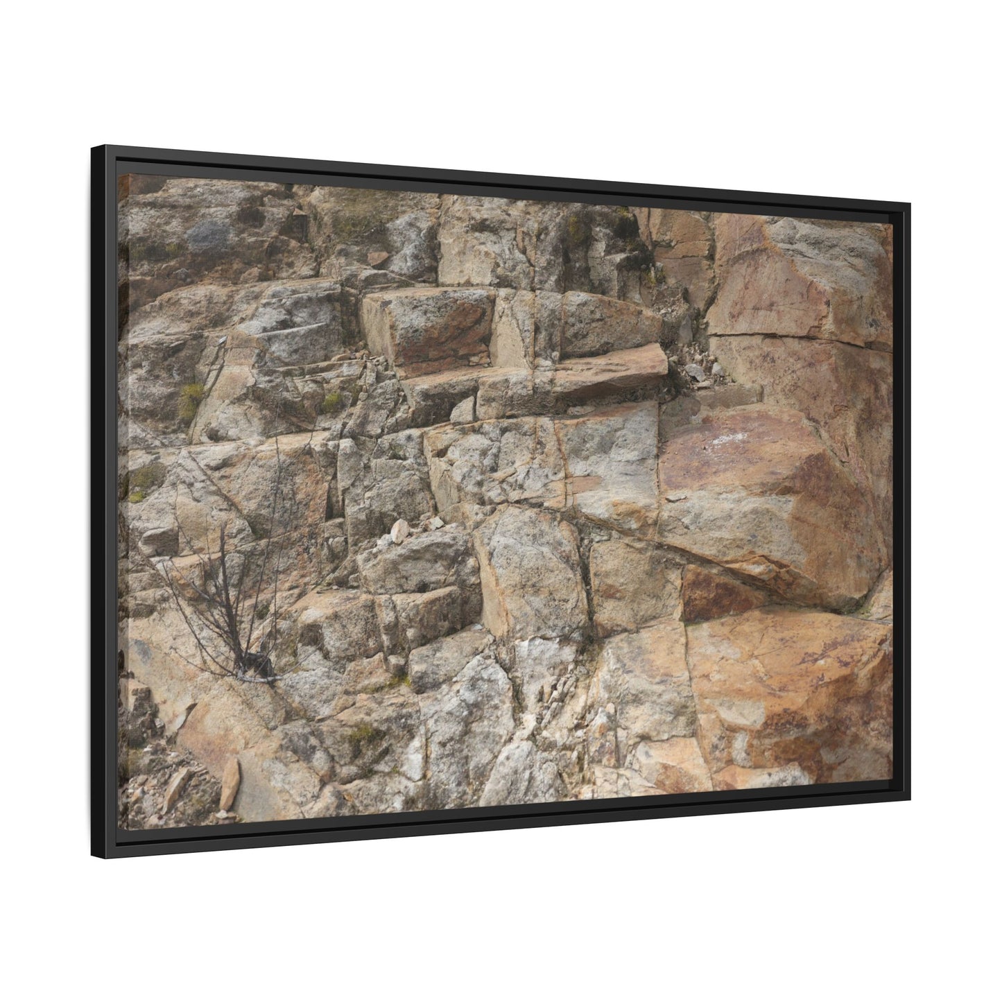 Sandstone Symphony - Unique Stretched Canvas Wall Art