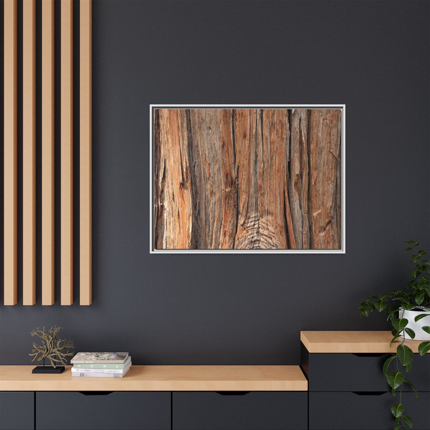 Echoes of Timber - Unique Stretched Canvas Wall Art