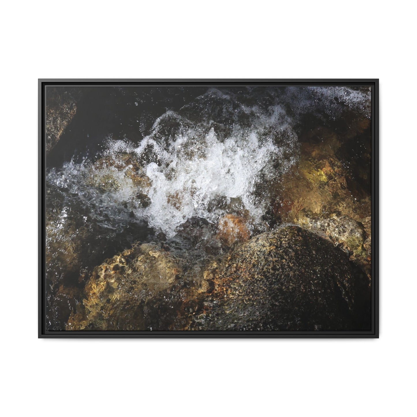Cascading Momentum - Unique Stretched Canvas Wall Art