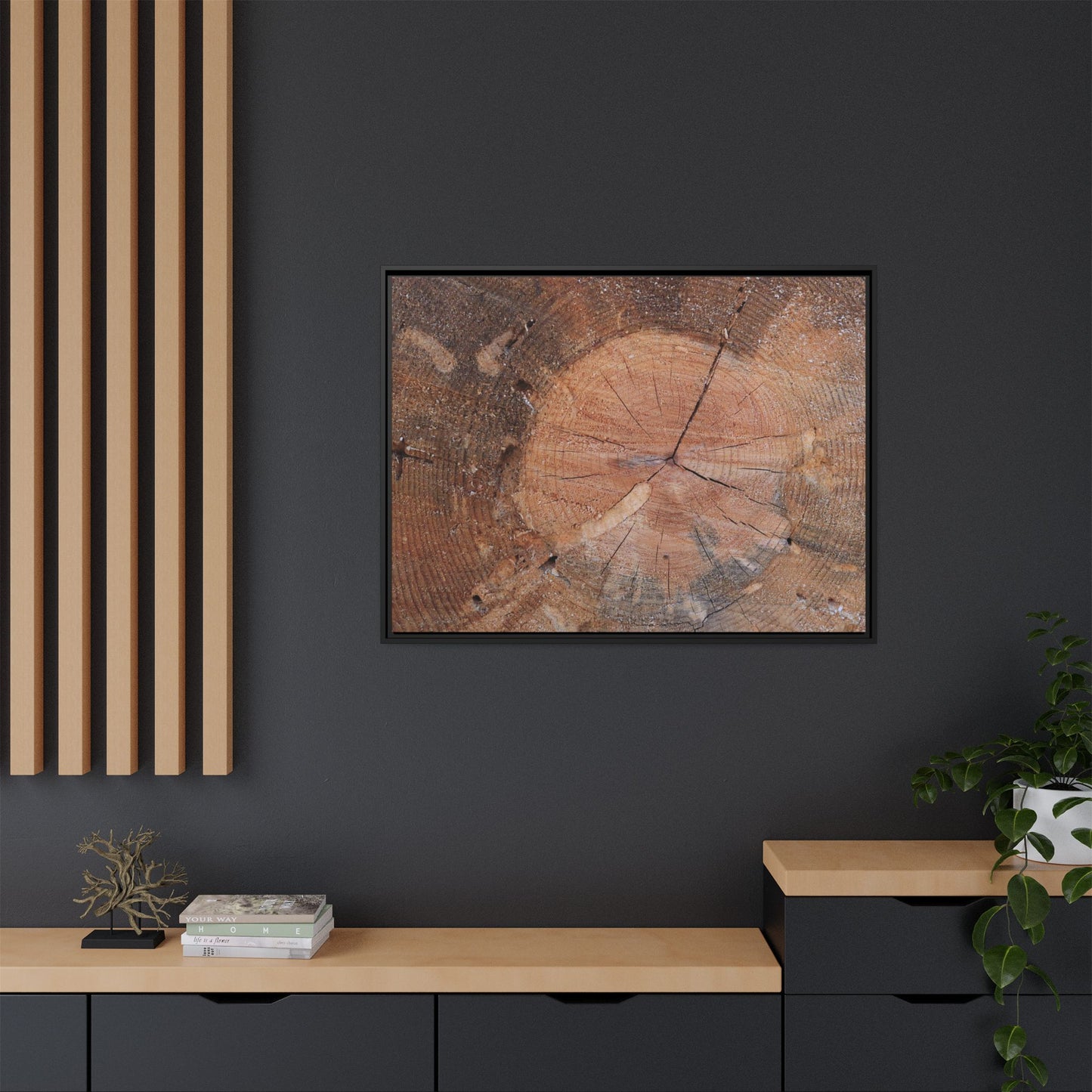 Concentric Memories - Unique Stretched Canvas Wall Art