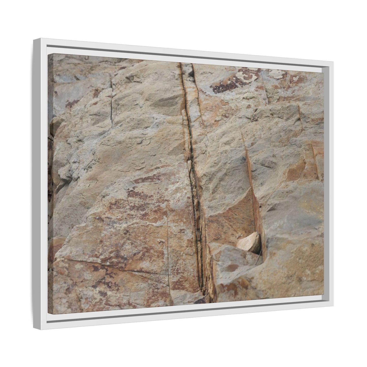 Sedimentary Symphony - Unique Stretched Canvas Wall Art