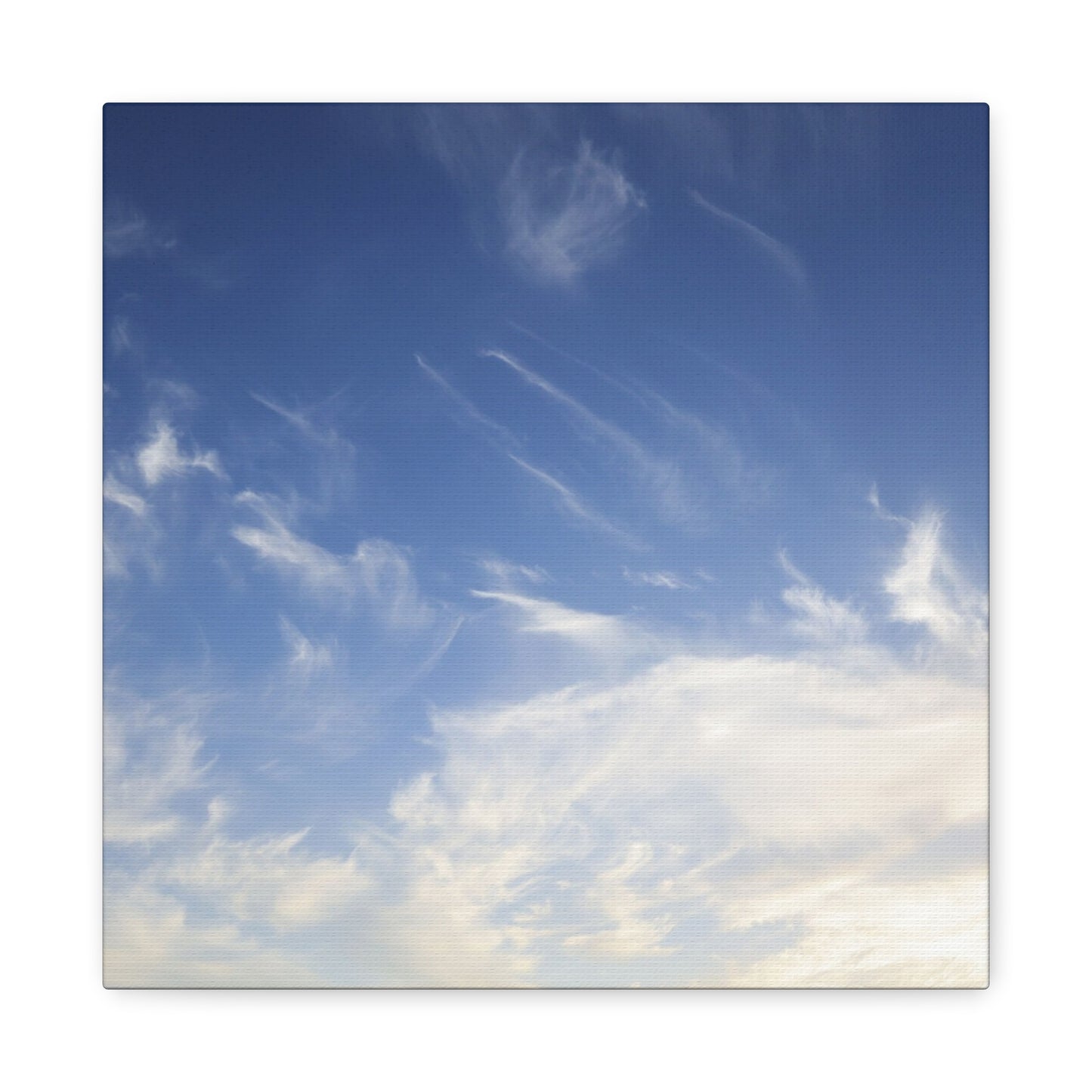 Sky's Breath - Unique Frameless Canvas Wall Art