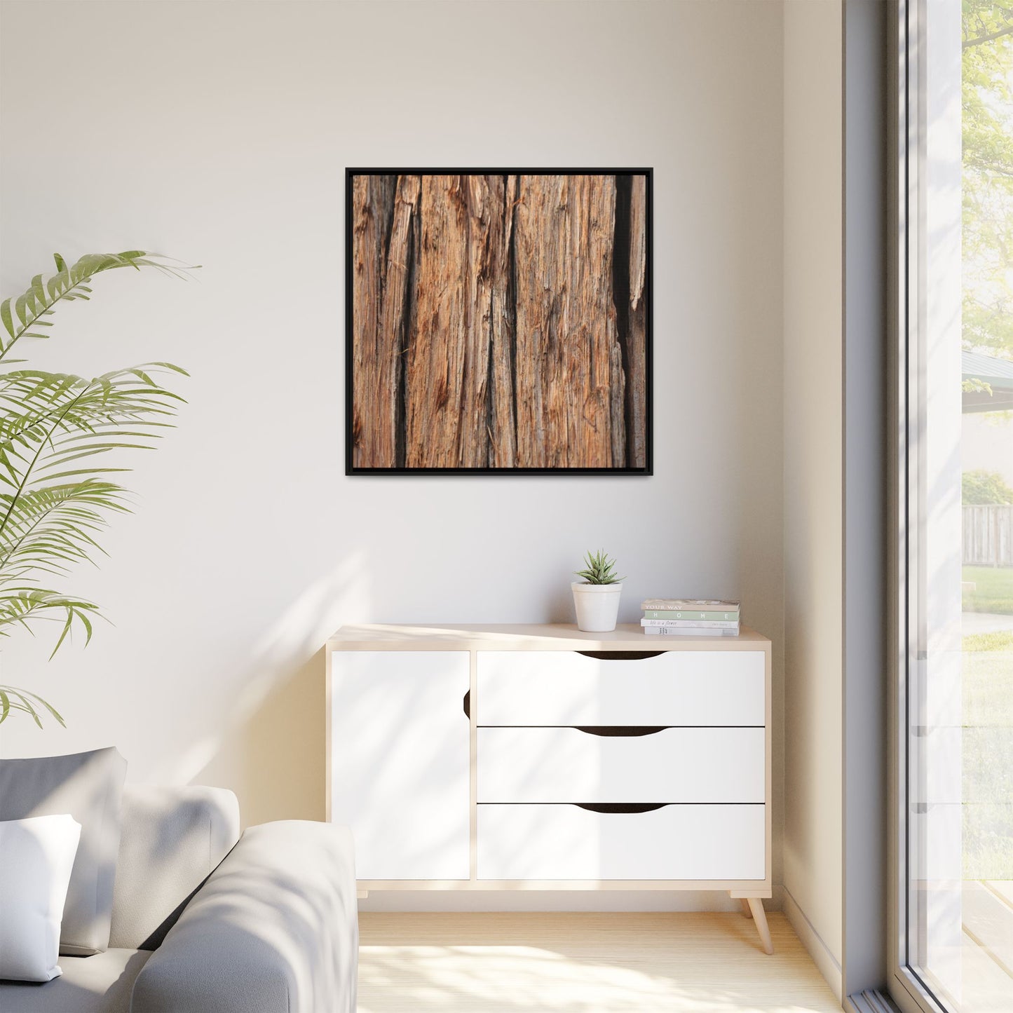 Timber Echoes - Unique Stretched Canvas Wall Art